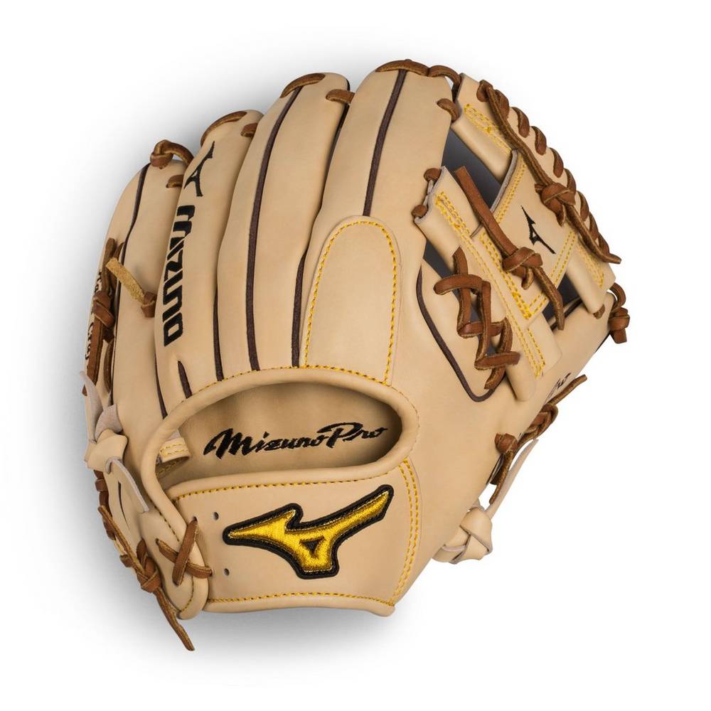 Panske Rukavice Mizuno Pro Infield 11.5" - Regular Pocket Baseball Hnede Vypredaj LBSH15248